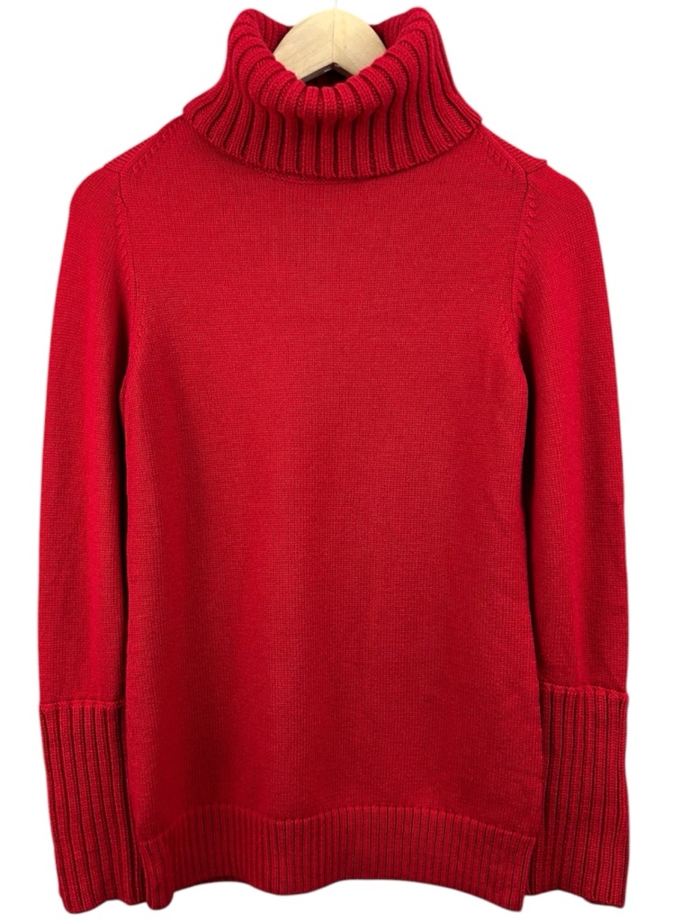 Banana Republic 100% Merino Wool Soft Sweater Button Cuff Detail Size Medium